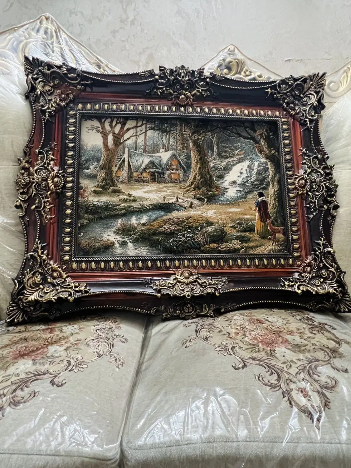 تابلو فرش کاملا نو|تابلو فرش|مشهد, زیبا شهر|دیوار