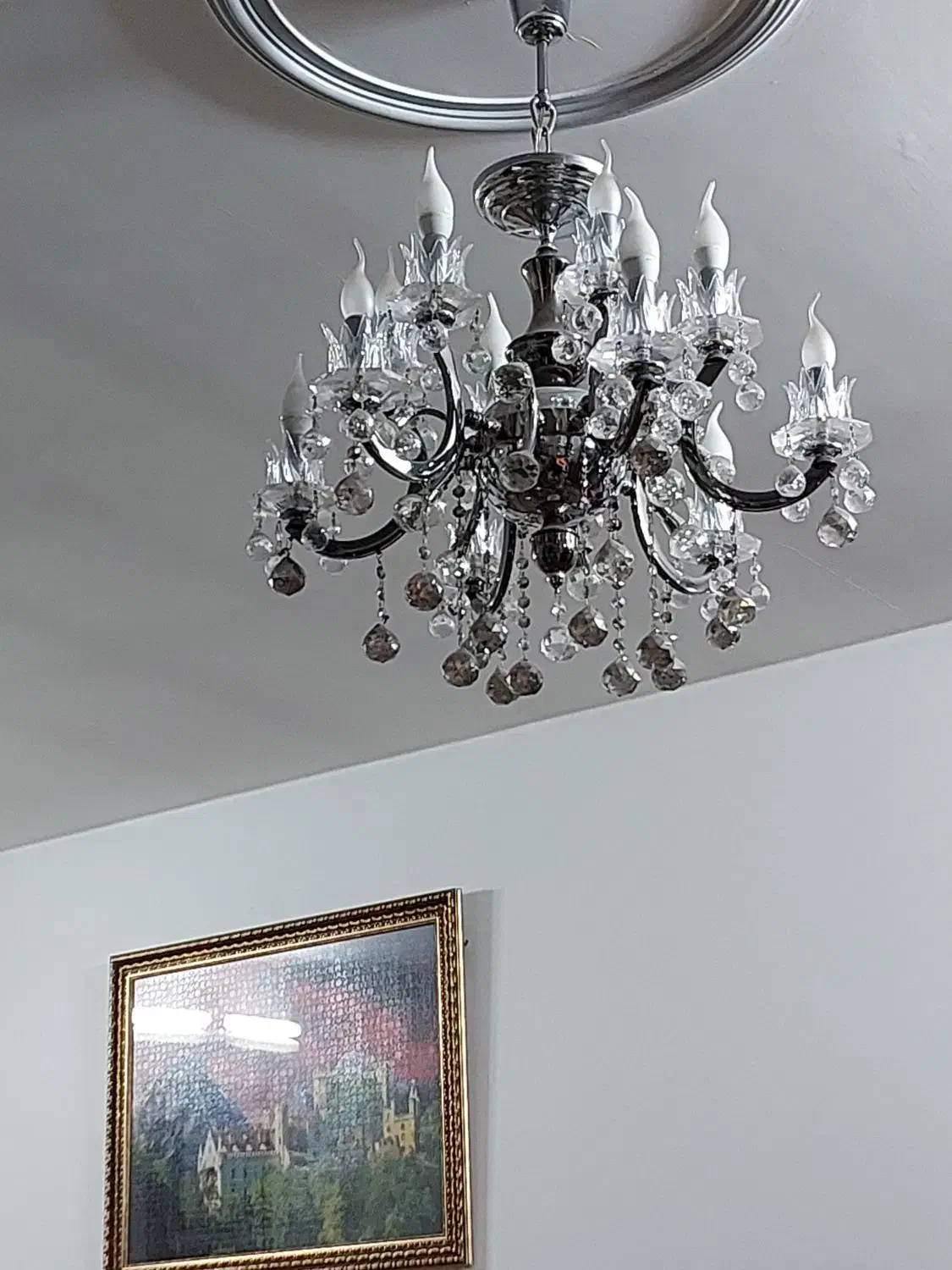 یک جفت لوستر ۶ شاخه|لوستر و چراغ آویز|تهران, جنت‌آباد شمالی|دیوار