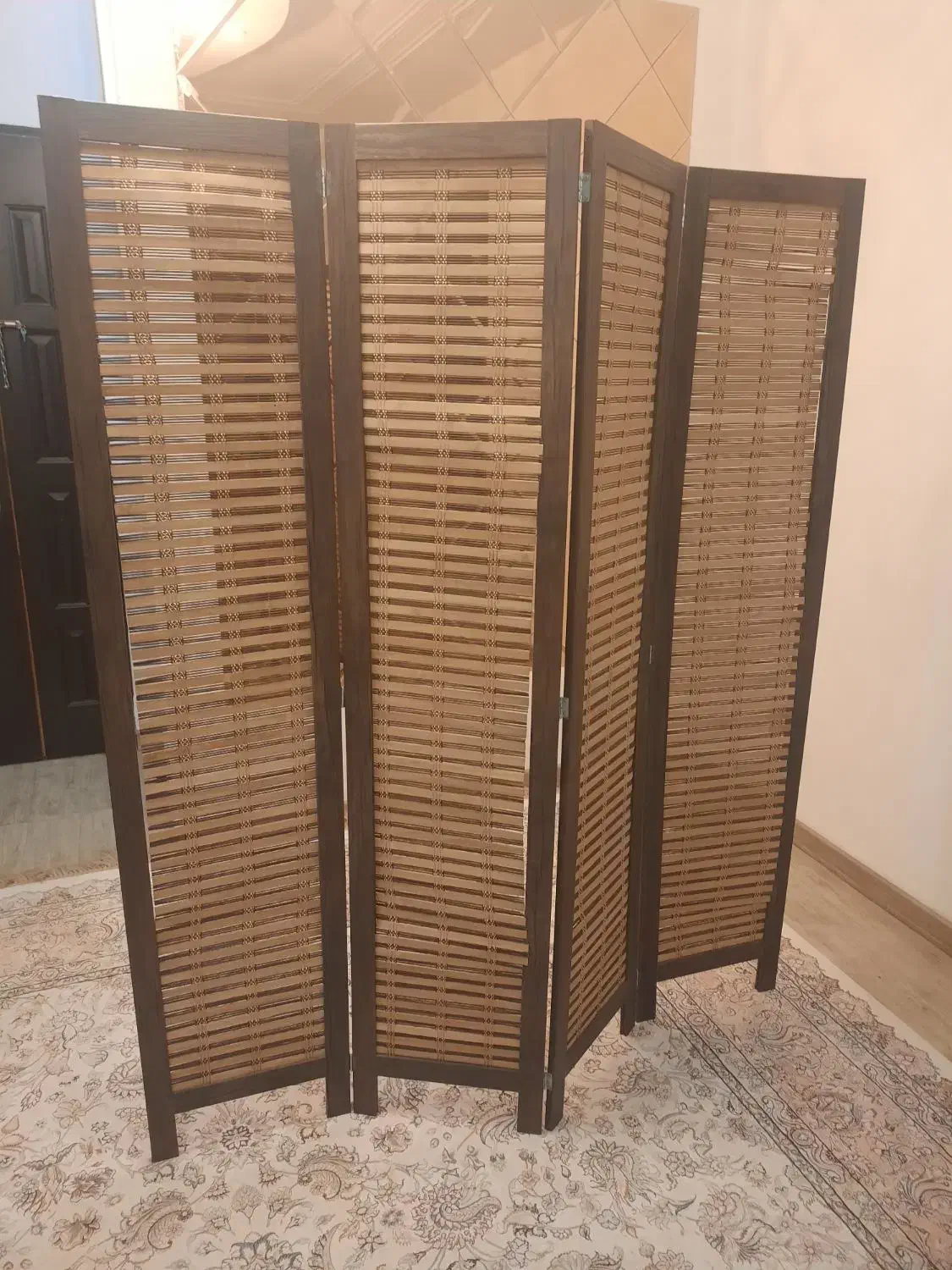 پاراوان.پارتیشن جداکننده حصیری|صنایع دستی و سایر لوازم تزئینی|شهرکرد, |دیوار