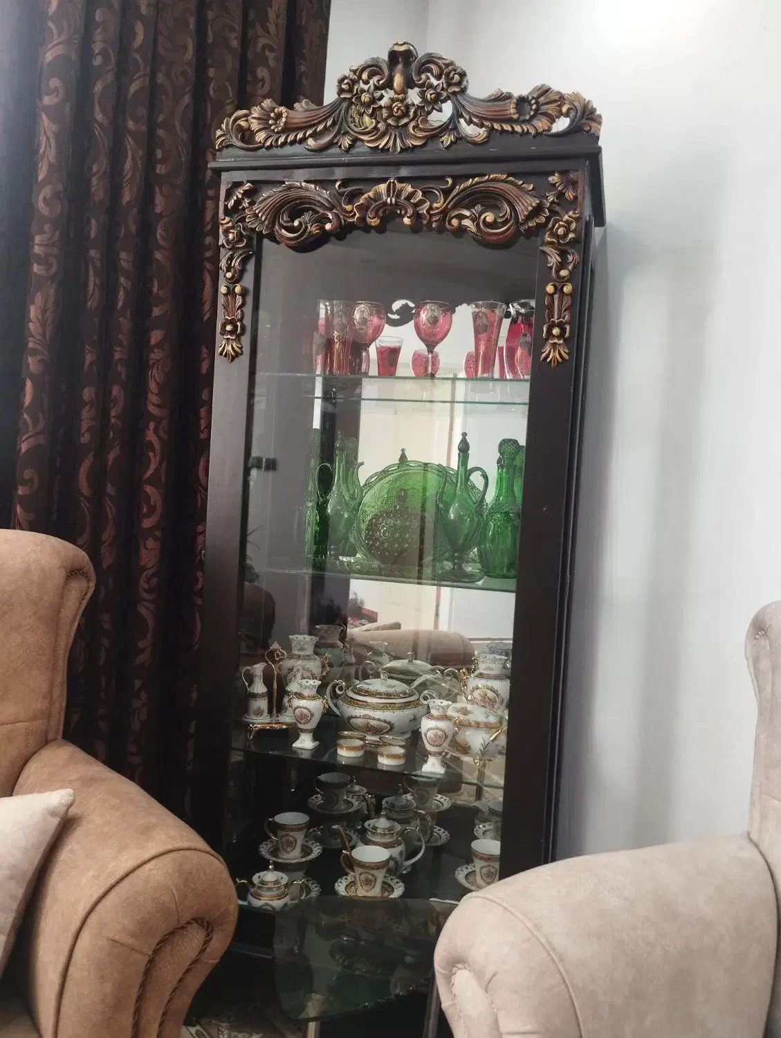 بوفه در حد نو شیک|بوفه، ویترین، کنسول|اقبالیه, |دیوار