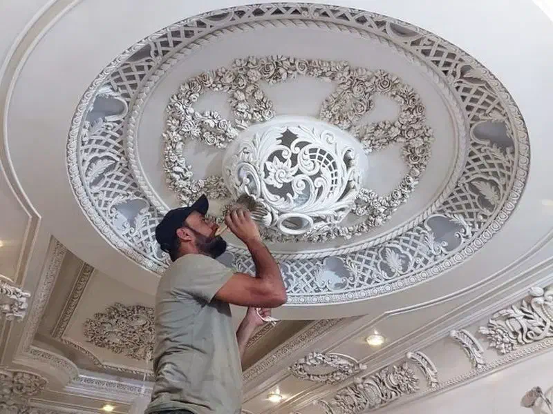 گچ کاری وگچ بری کرال|خدمات پیشه و مهارت|مرزن‌آباد, |دیوار