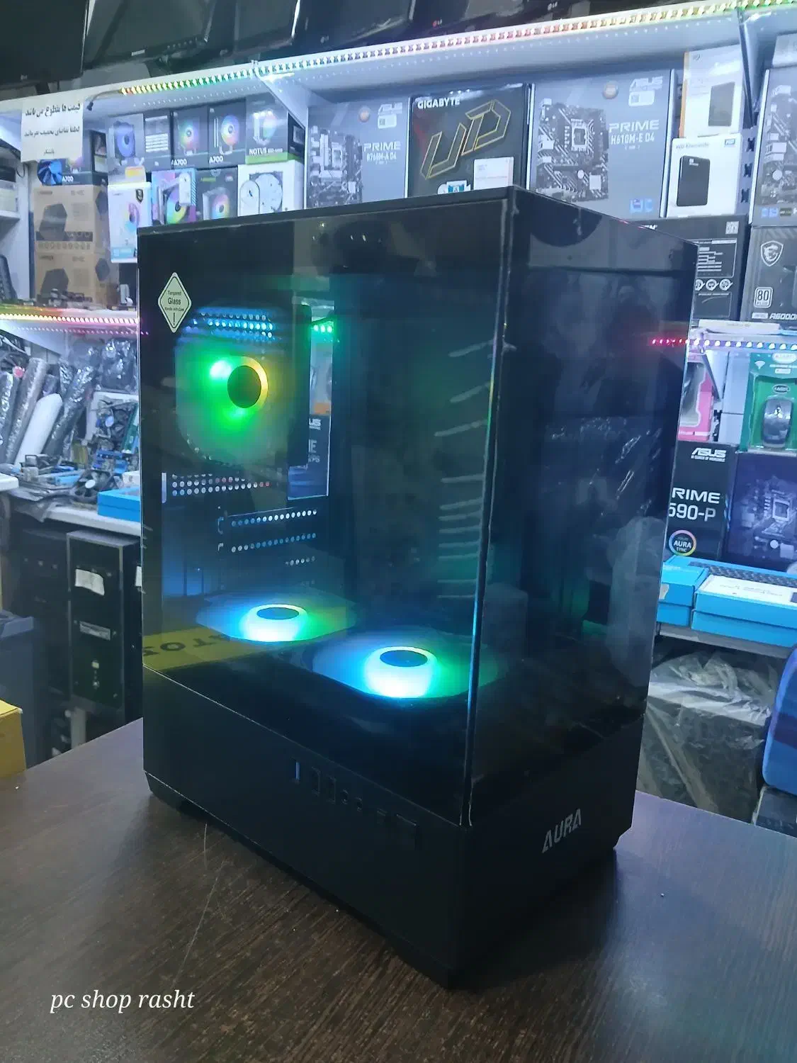 کیس اکواریومی نسل ۹ core i5|رایانه رومیزی|رشت, باهنر|دیوار