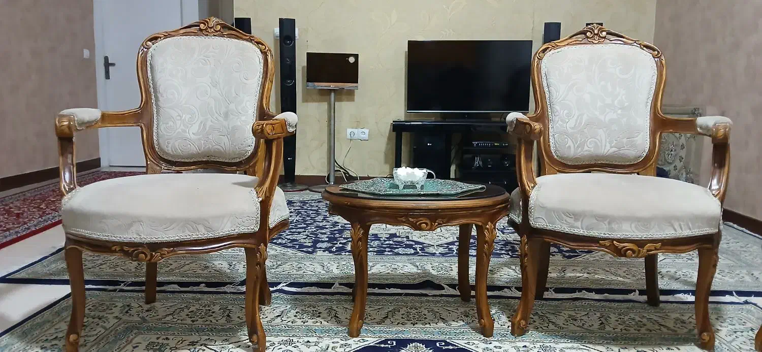 مبل دست ساز چوب راش|مبلمان خانگی و میز عسلی|پردیس, فاز ۱|دیوار