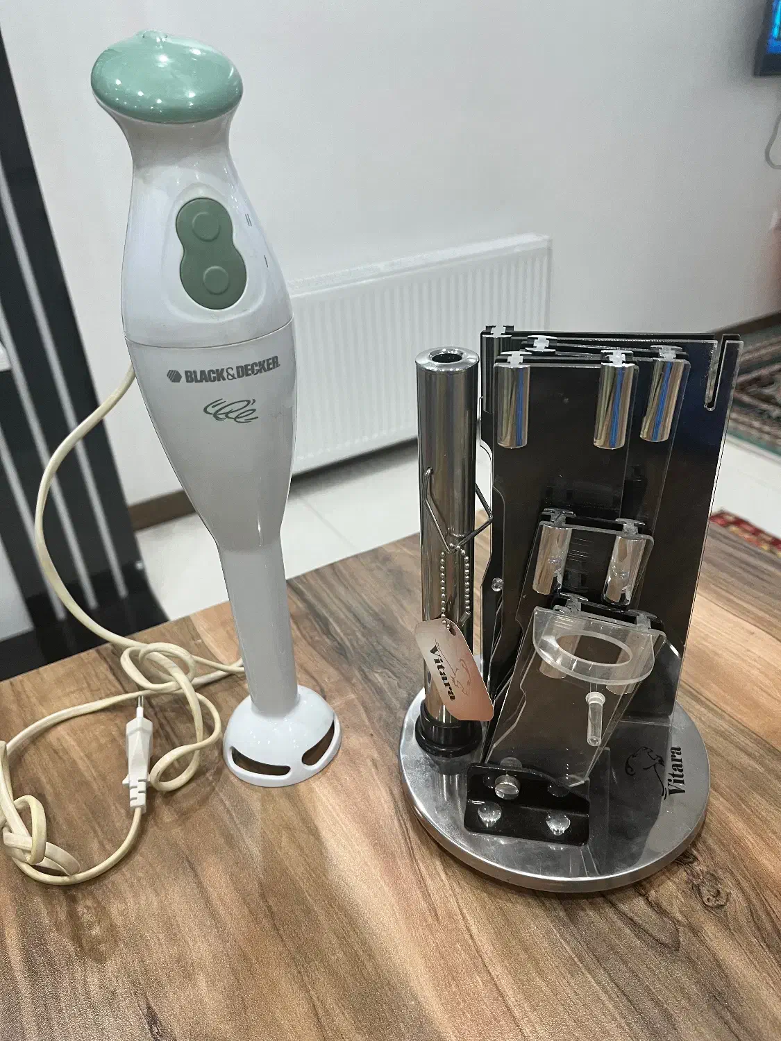 گوشتکوب برقی و استند چاقو نو|خردکن، آسیاب، غذاساز|شهریار, رزکان|دیوار