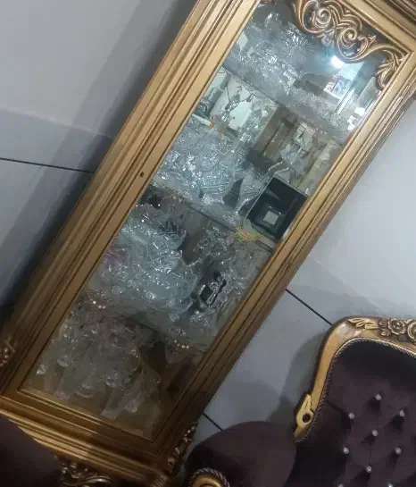 فروش سرویس بلور کامل طرح خورشیدی|ظروف سرو و پذیرایی|اصفهان, باغ فدک|دیوار