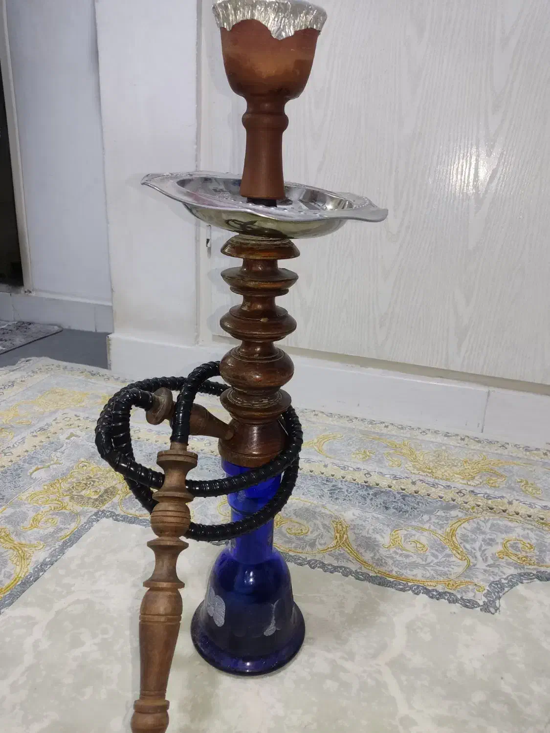 قلیان ۲۰ساله فقط دوسیب چوب سرخ|زیورآلات و اکسسوری|نسیم‌شهر, |دیوار