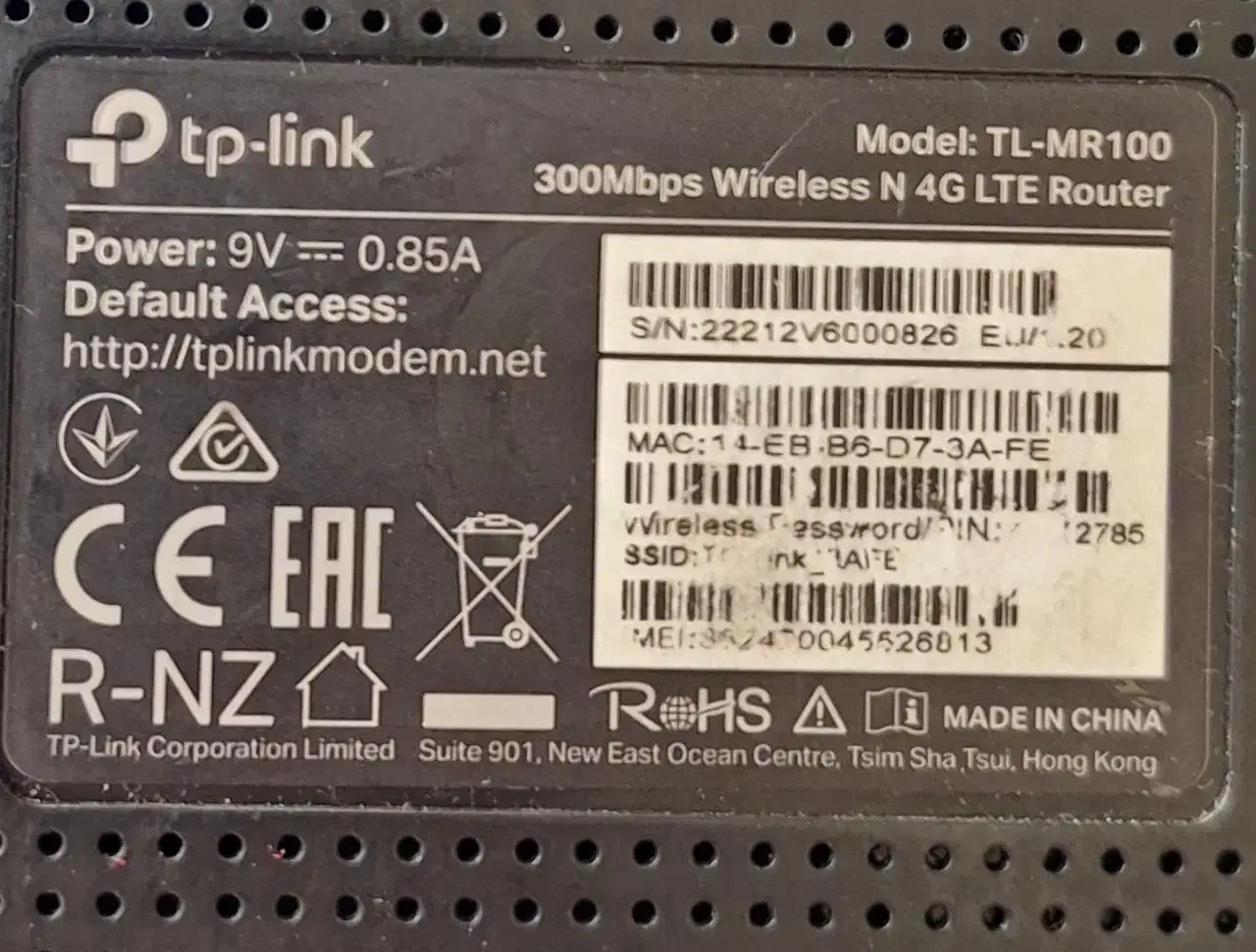 مودم سیم کارت خور tp-link مدل TL-MR100|مودم و تجهیزات شبکه|تهران, پارک شهر|دیوار