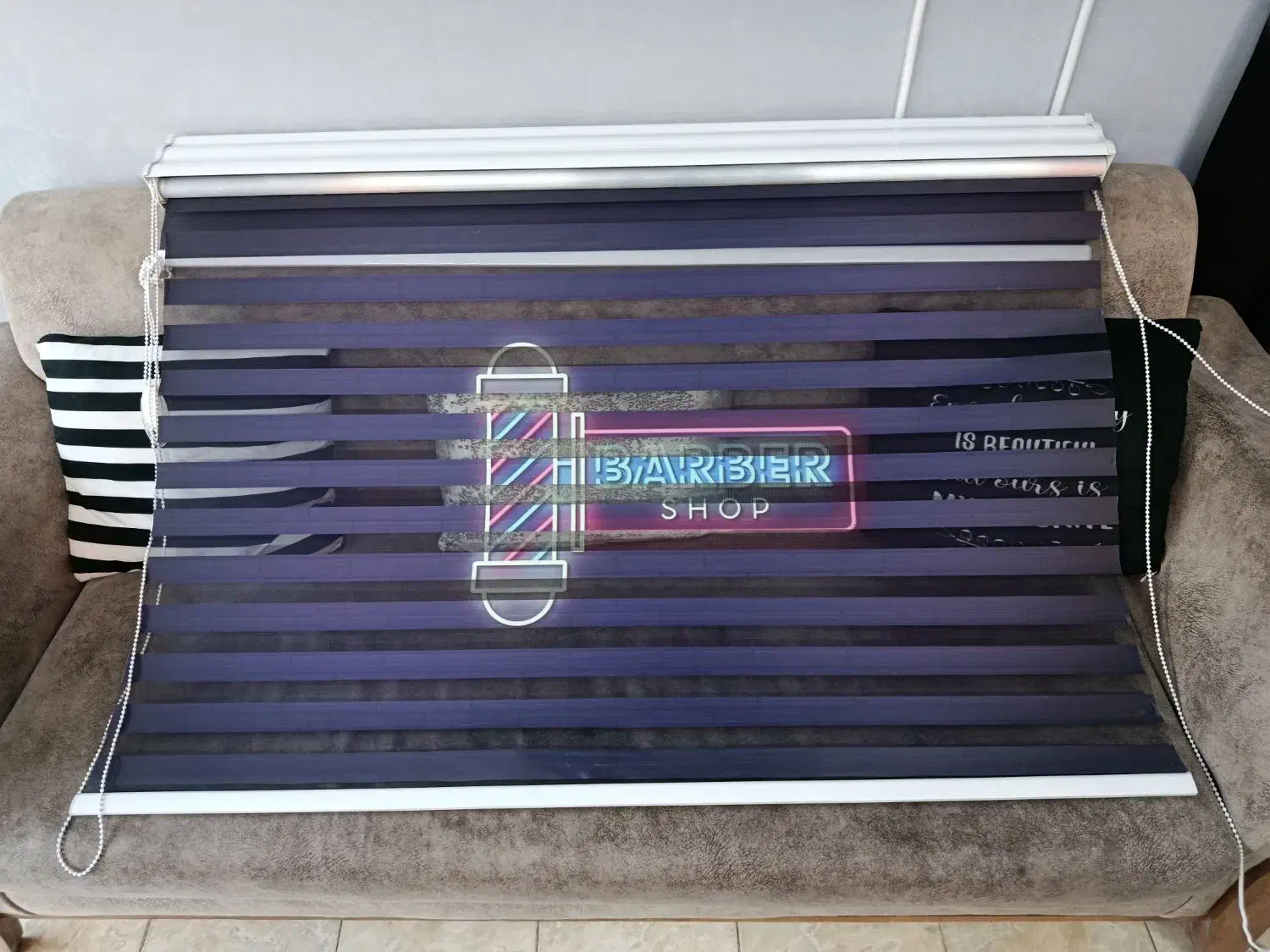 پرده زبرا چاپ سه بعدی نو|پرده، رانر، رومیزی|اسلامشهر, شهرک واوان|دیوار