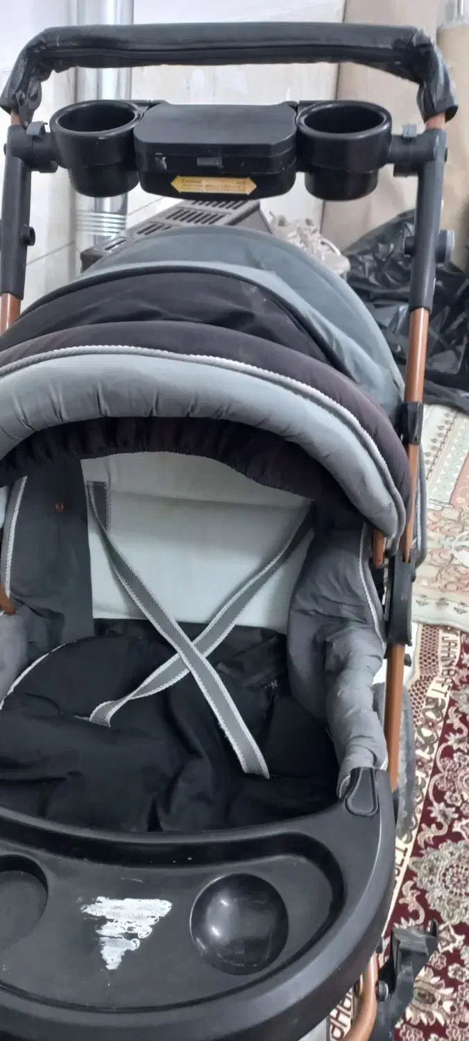 کاسکه بچه نوزاد تمیز سالم|کالسکه و لوازم جانبی|تهران, شهرک شریعتی|دیوار