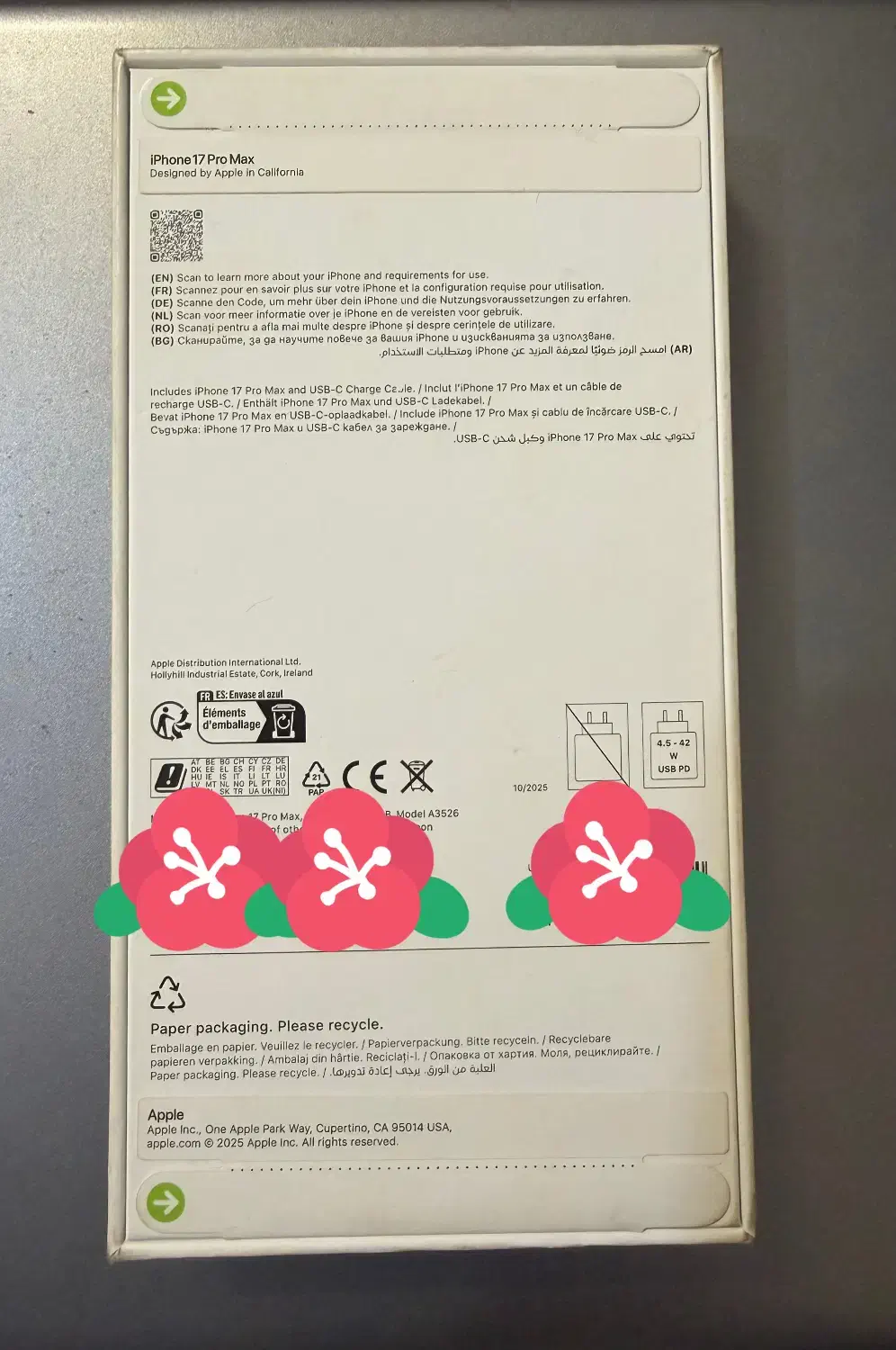 آیفون ۱۷ پرومکس ۲۵۶ گیگ، پلمپ، رنگ آبی|موبایل|زاهدان, |دیوار