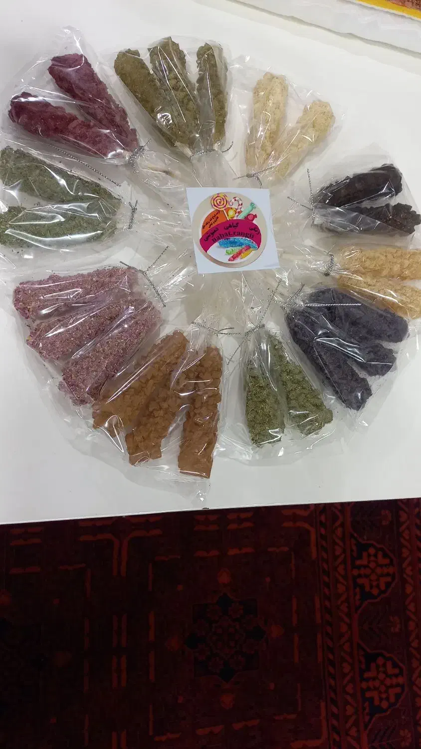 فروس انواع قند رنگی .گیاهی . نبات گیاهی.نبات داغ|خوردنی و آشامیدنی|اهواز, کوی آغاجاری|دیوار