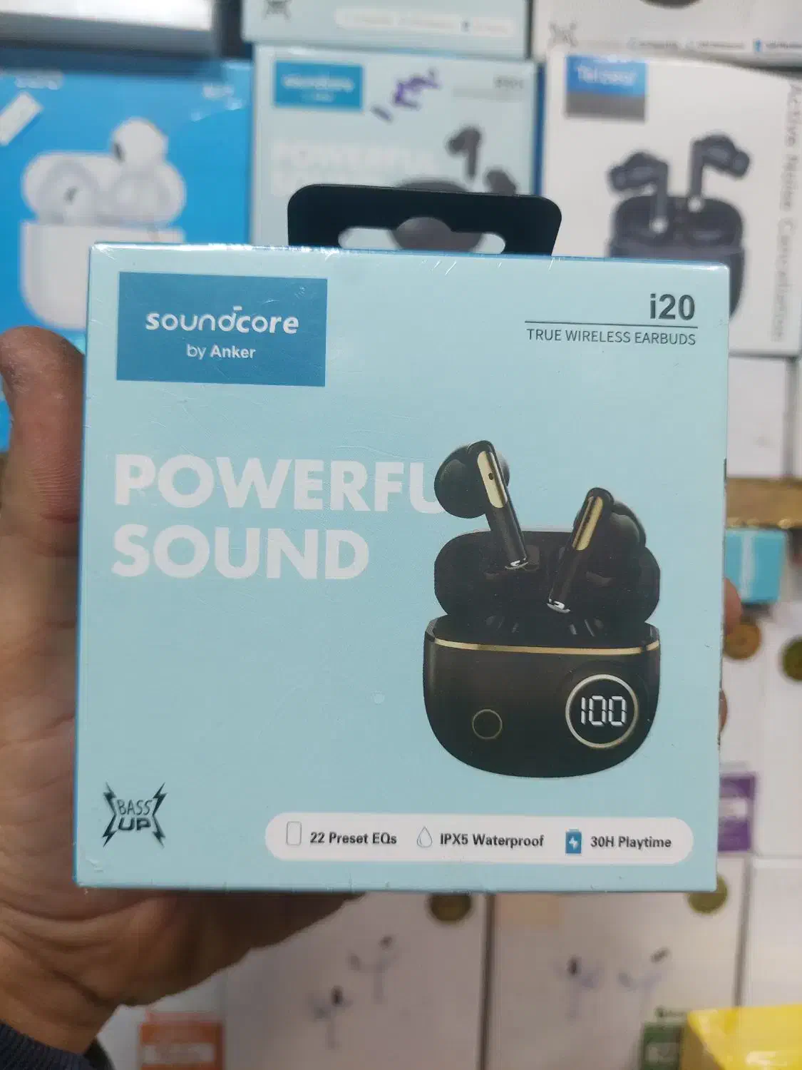 ایرپاد بلوتوثی بیس دار ANKERانکر مدل I20پلاس|لوازم جانبی موبایل و تبلت|قم, نیروگاه|دیوار