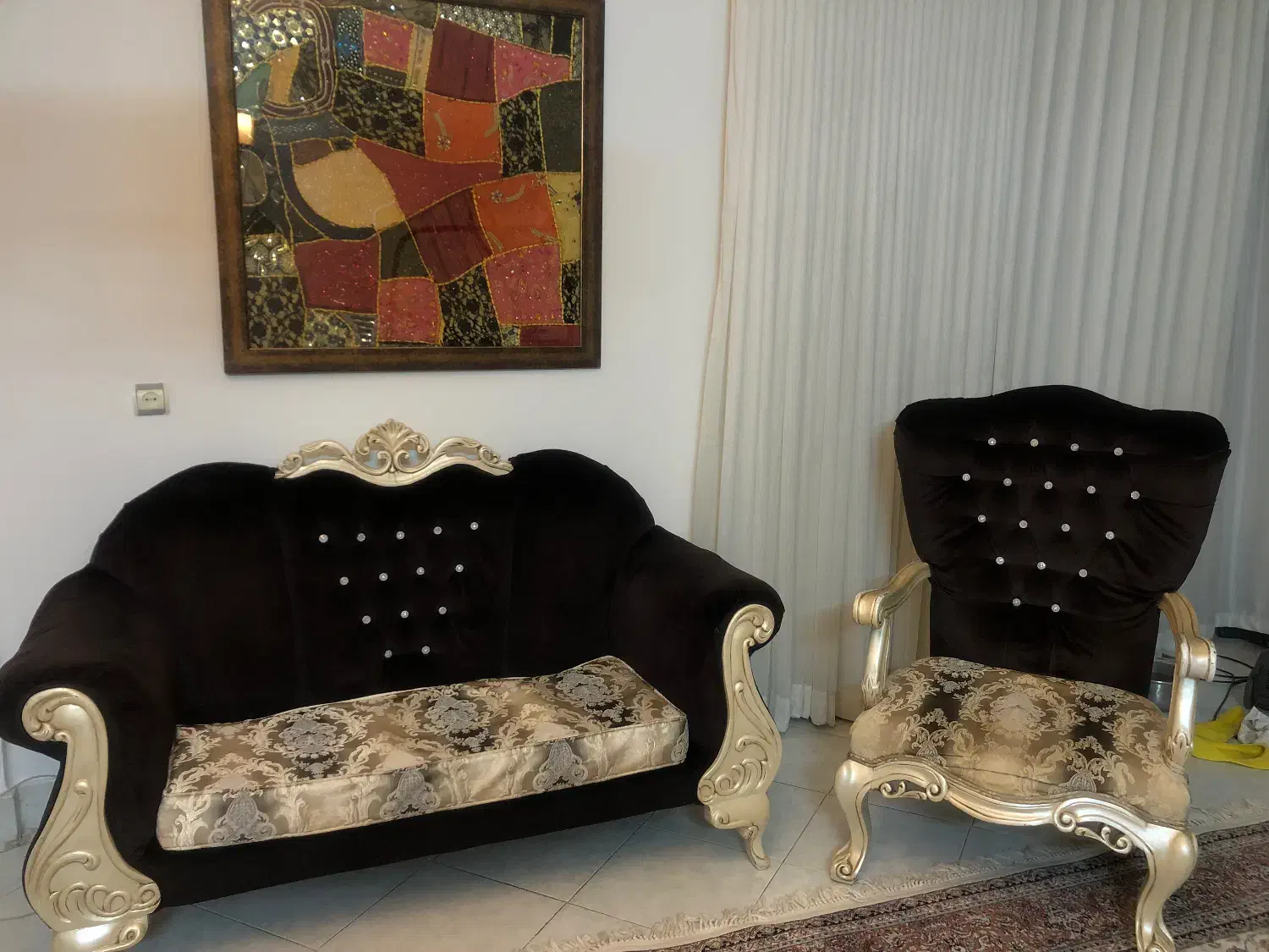 مبل ۷نفره|مبلمان خانگی و میز عسلی|نیشابور, دارایی|دیوار