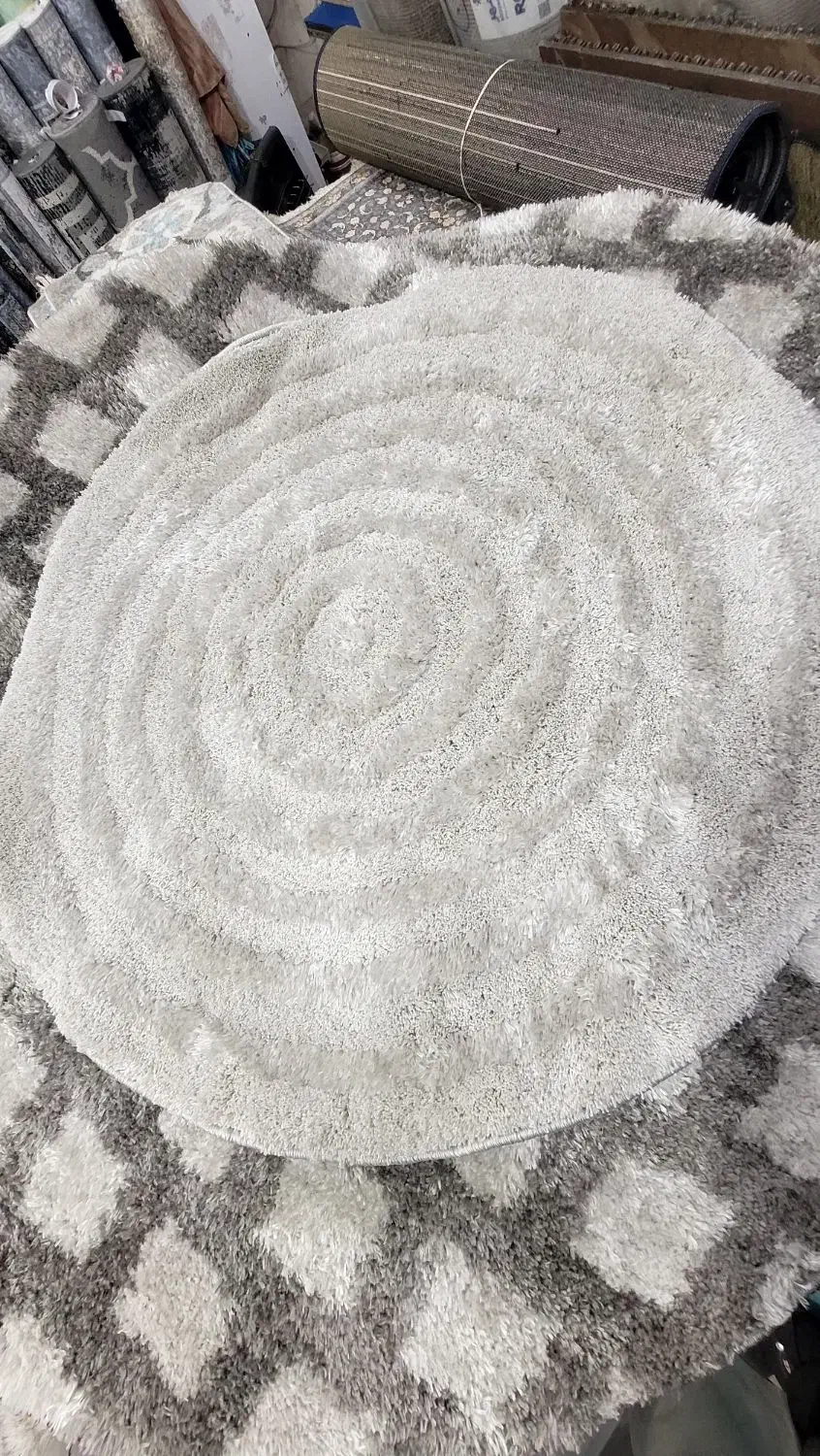 فرش گرد شگی ابریشمی|فرش|مشهد, کوی المهدی|دیوار