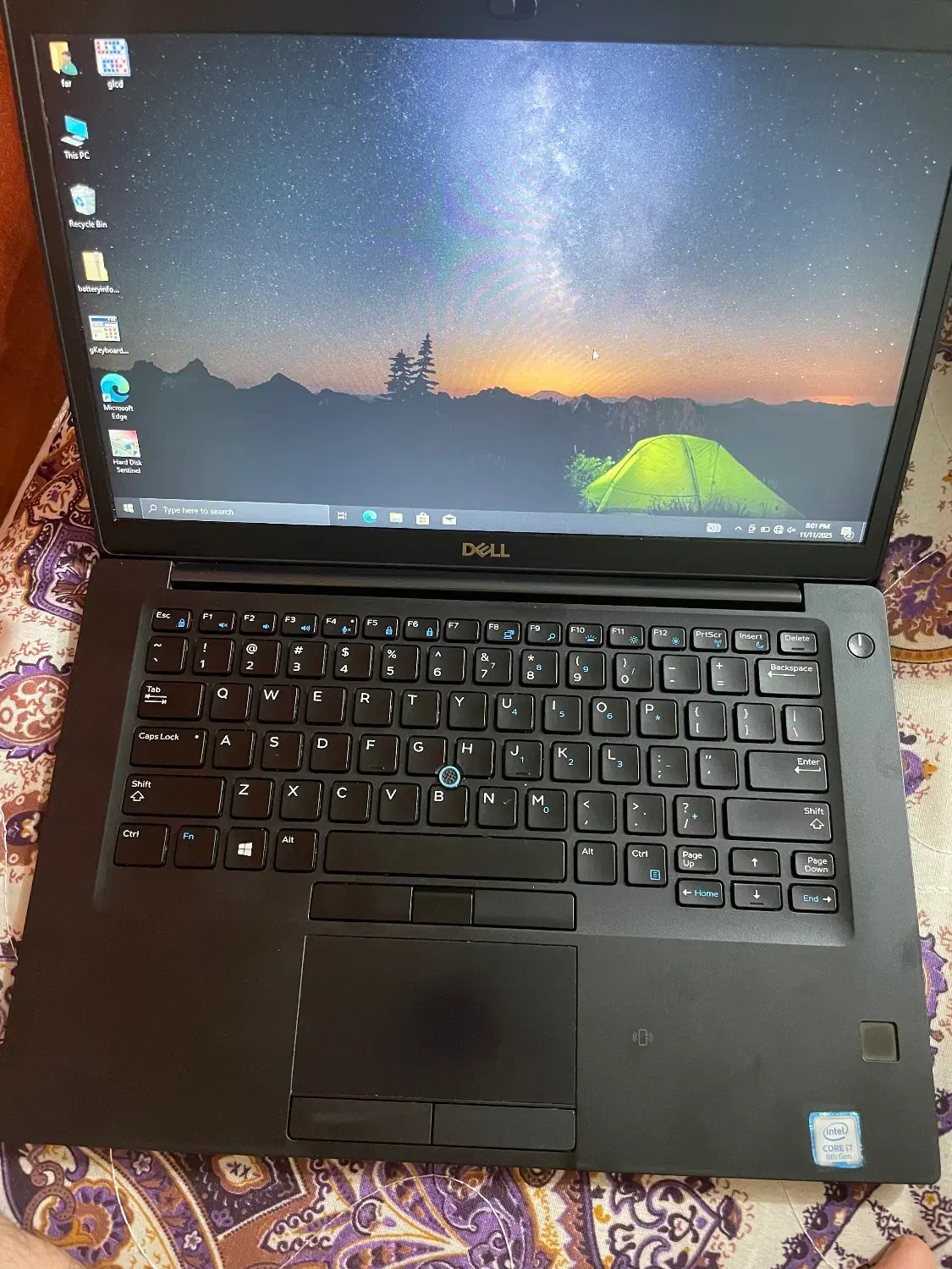 لپ تاپ Dell latiude7490|رایانه همراه|شیراز, حومه شیراز|دیوار