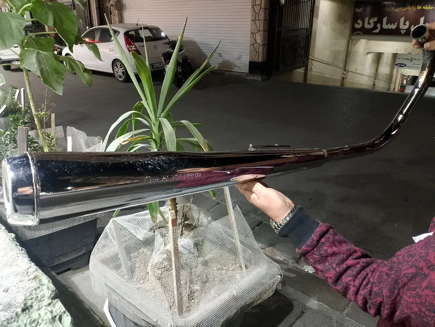 اگزوز موتور ۱۲۵ انژکتور مارک رهرو سالم|قطعات یدکی و لوازم جانبی|تهران, یافتآباد|دیوار