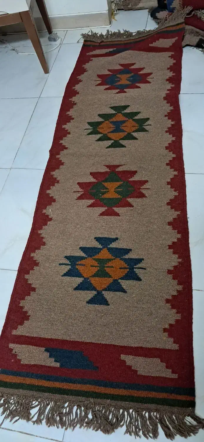 گلیم دستبافت|گلیم، جاجیم، گبه|اصفهان, همدانیان|دیوار