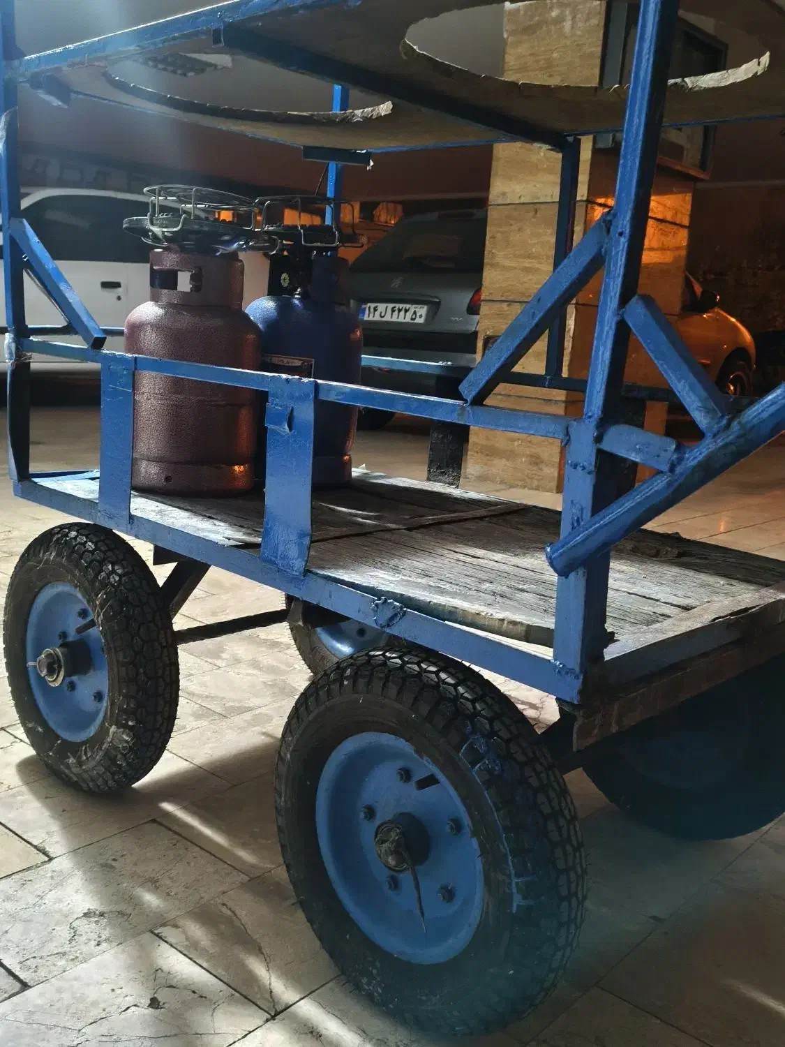 گاری با چرخ های لاستیکی|ابزارآلات|تهران, گمرک|دیوار