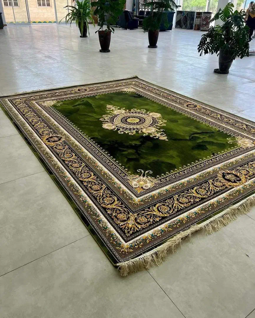 فرش بهاران2550تراکم/700شانه کرم طوسی کد4005|فرش|شیراز, لاله|دیوار