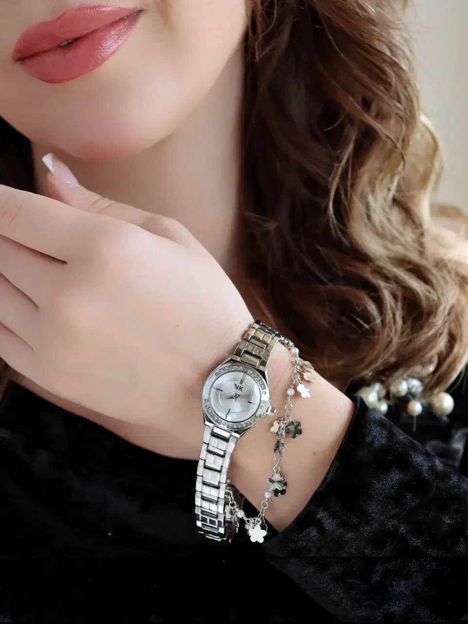 ساعت NK ظریف طلایی زنانه کادویی|ساعت|اصفهان, قلعه طبره|دیوار