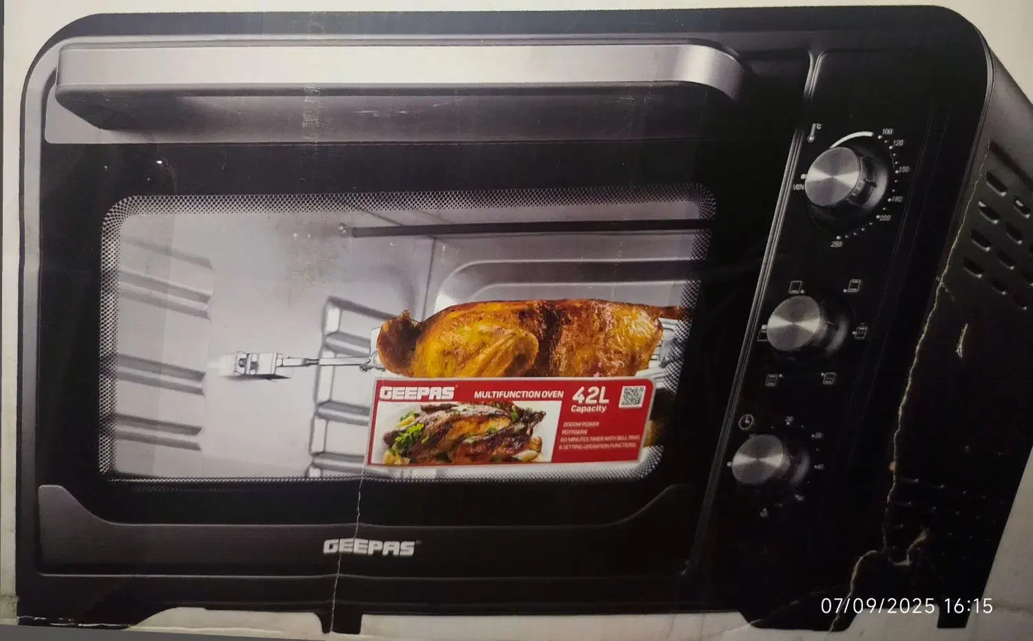 مایکروفر جیپاس ۴۲ لیتری درجه یک زیر قیمت بازار|اجاق گاز و لوازم برقی پختوپز|بندر کنگان, |دیوار