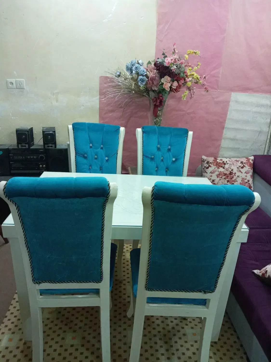 میز غذا خوری ۴نفره|میز و صندلی غذاخوری|اراک, |دیوار