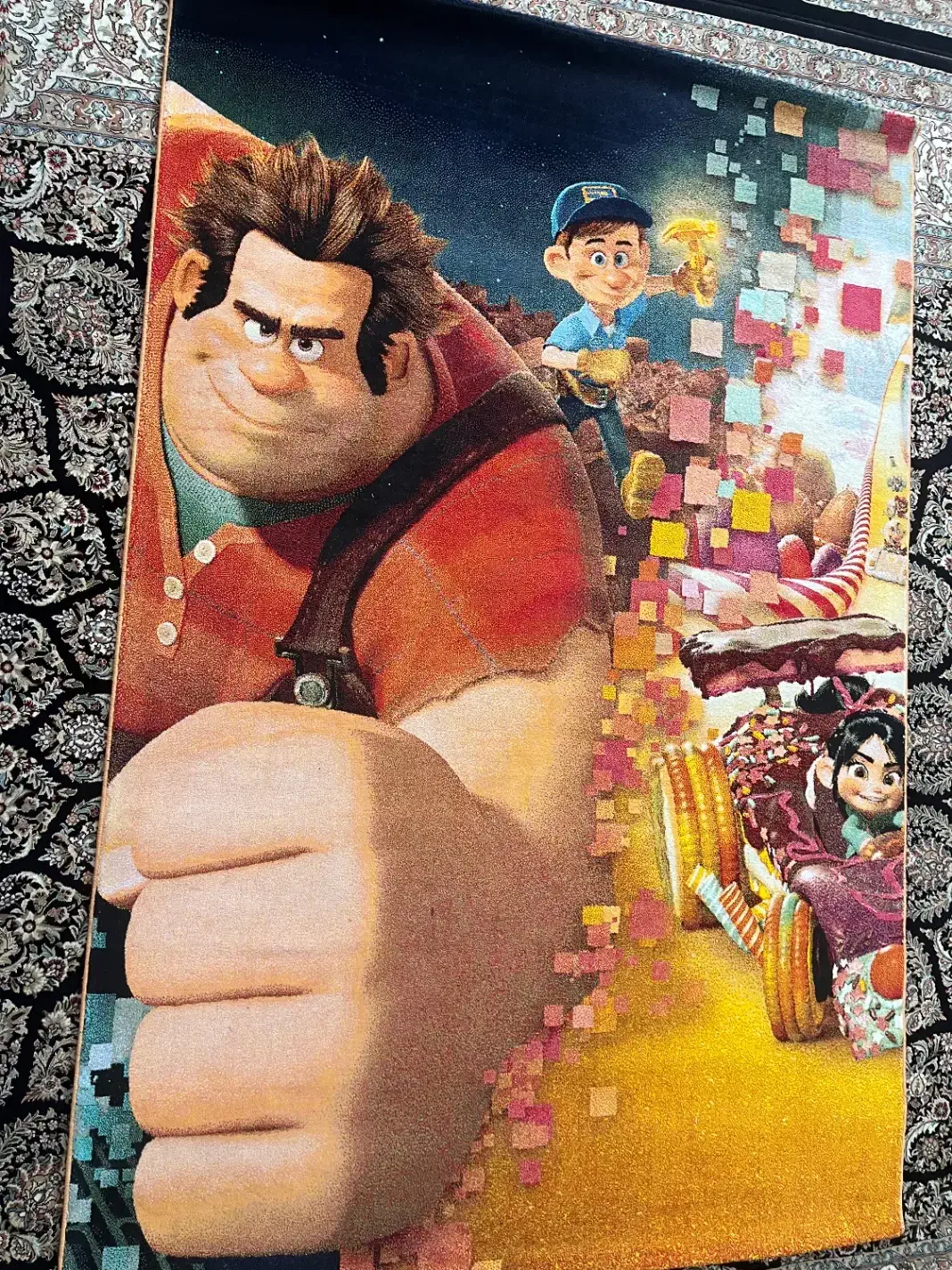 فرش اتاق کودک|فرش|نیشابور, امین اسلامی|دیوار