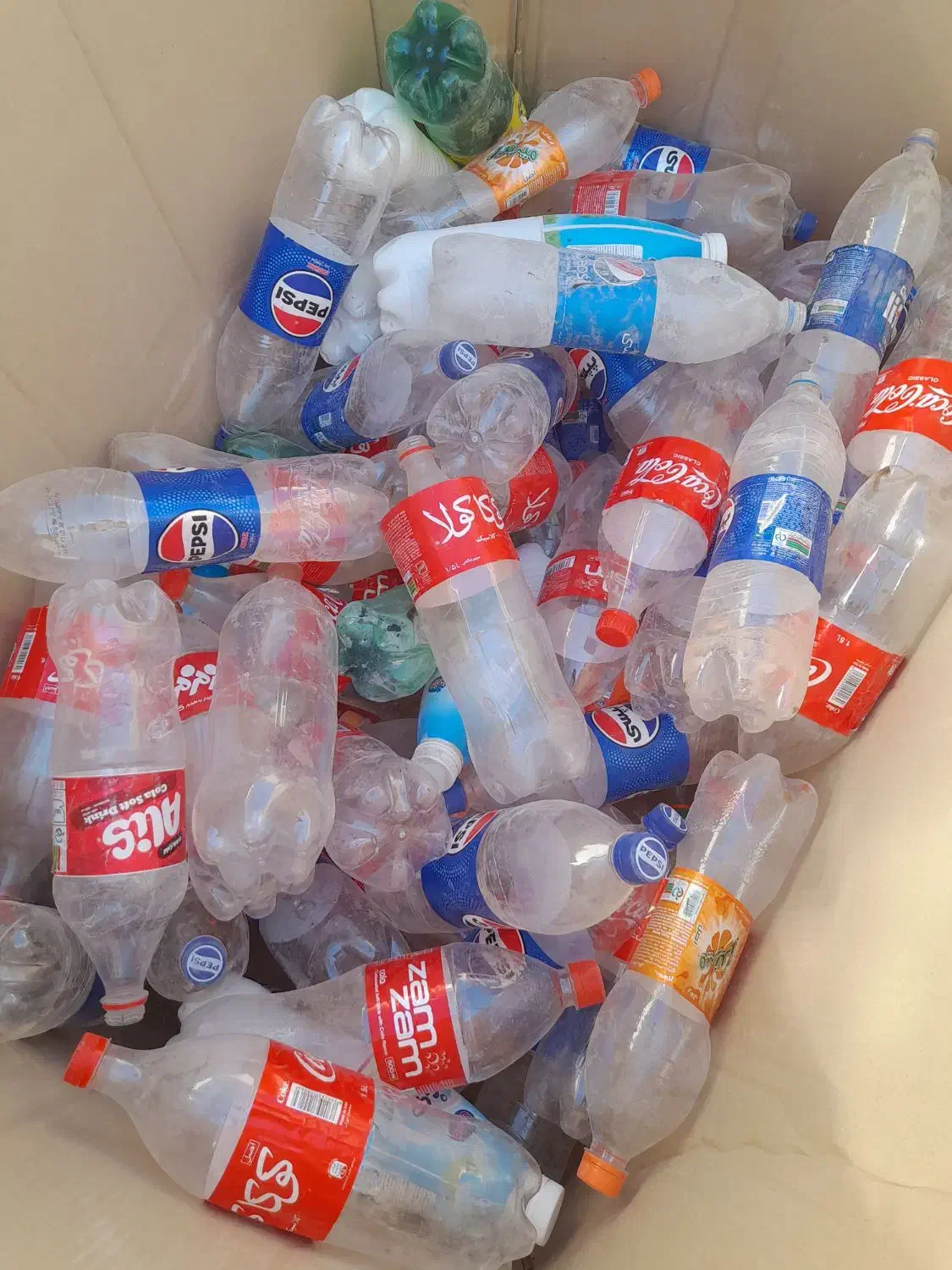 بطری|ظروف نگهدارنده، پلاستیکی، یک‌بارمصرف|زابل, |دیوار