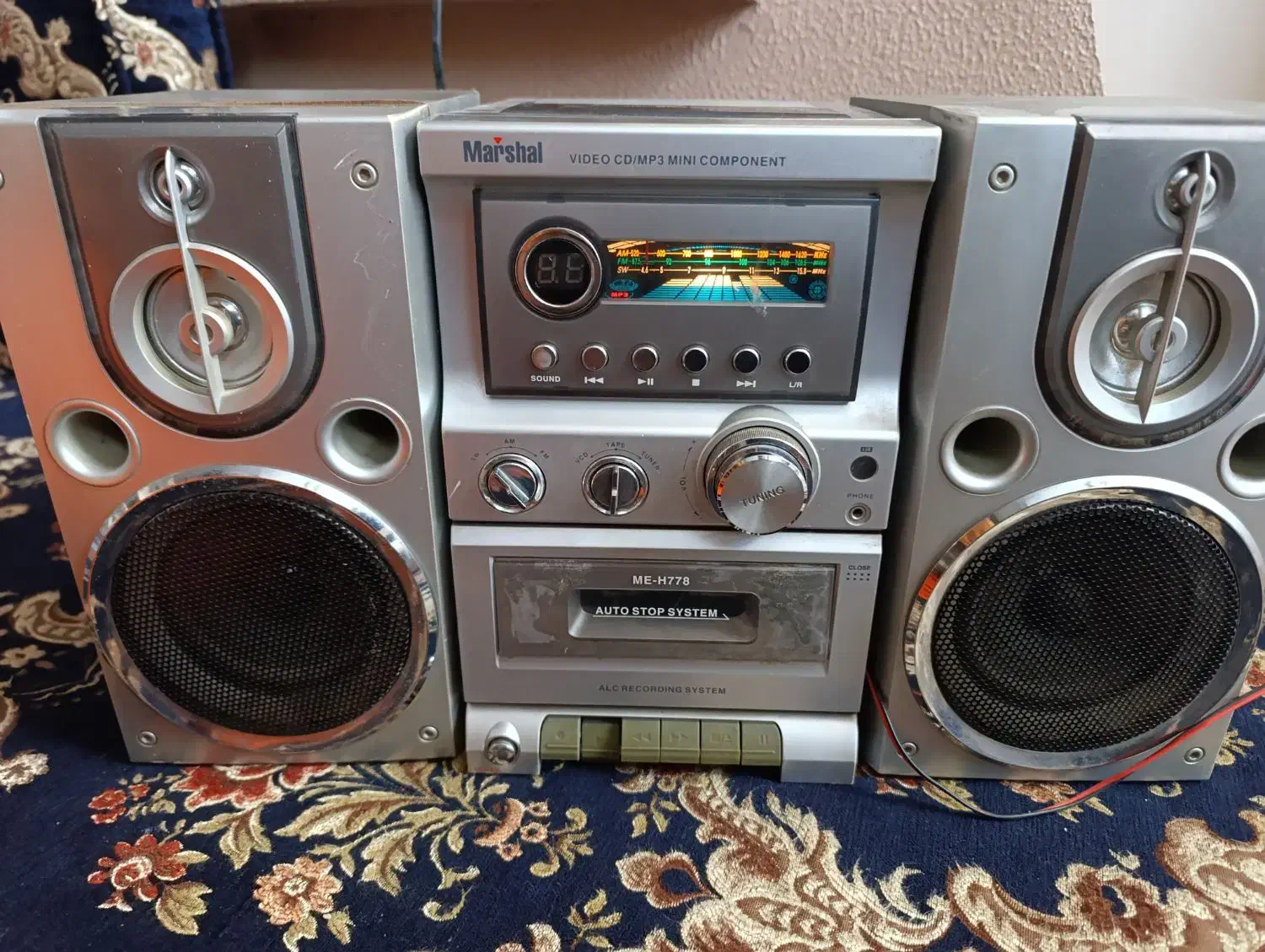 سی دی خور مارشال اصل سالم تمیز با قابلیت فلش خور|سیستم صوتی خانگی|نجفآباد, صالح آباد|دیوار