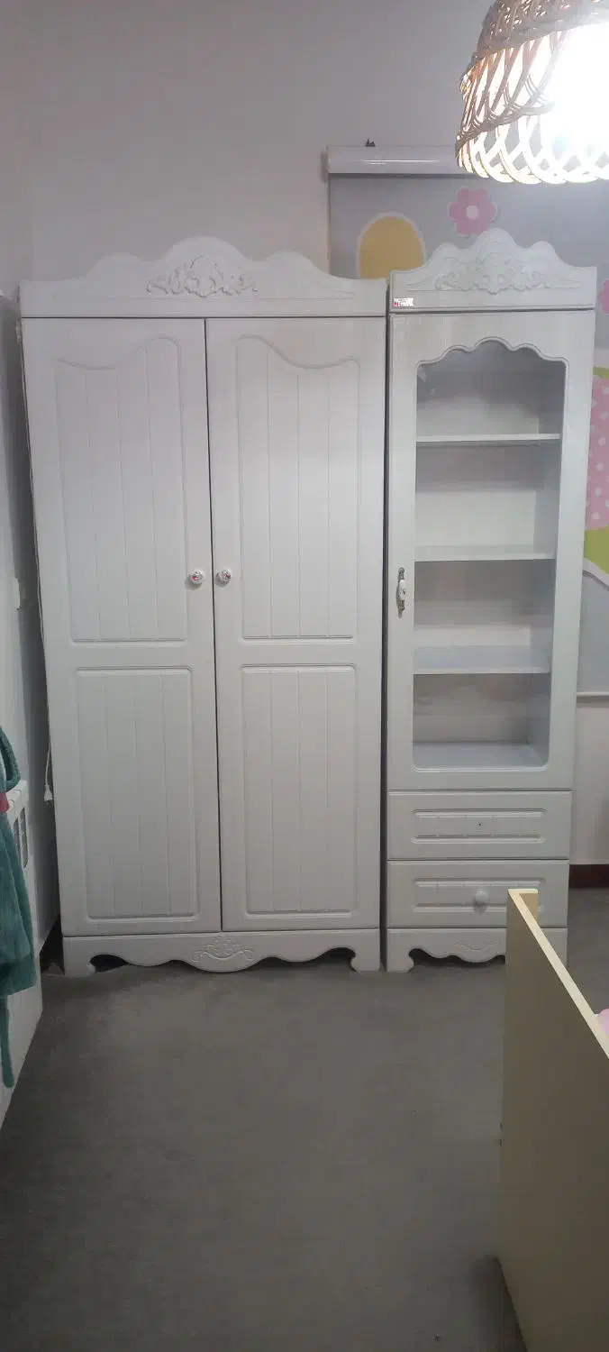 کمد و ویترین تمام ام دی اف|تخت و سرویس خواب|بابل, |دیوار