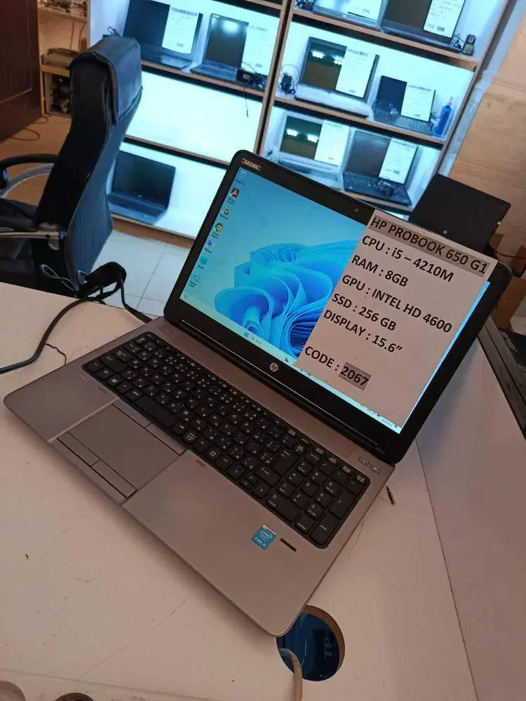 لپ تاپ hp probook 650 g1 با حافظه ssd|رایانه همراه|خرمآباد, |دیوار