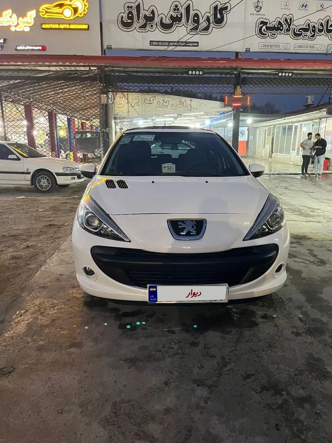 207پانا tu5 سفید گارانتی فعال|خودرو سواری و وانت|لاهیجان, شیشه گران|دیوار