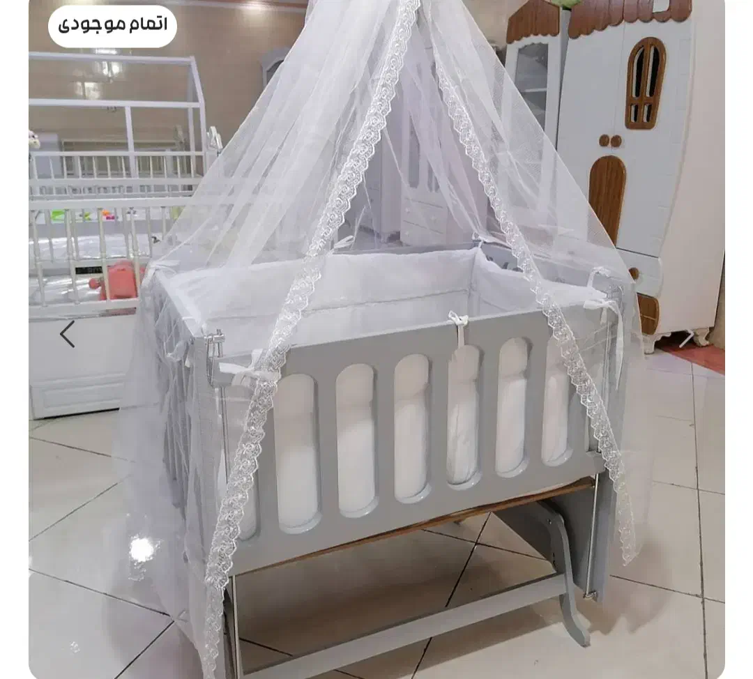 گهواره کنار تخت مادر در حد نو|اسباب و اثاث بچه|تهران, بهداشت|دیوار