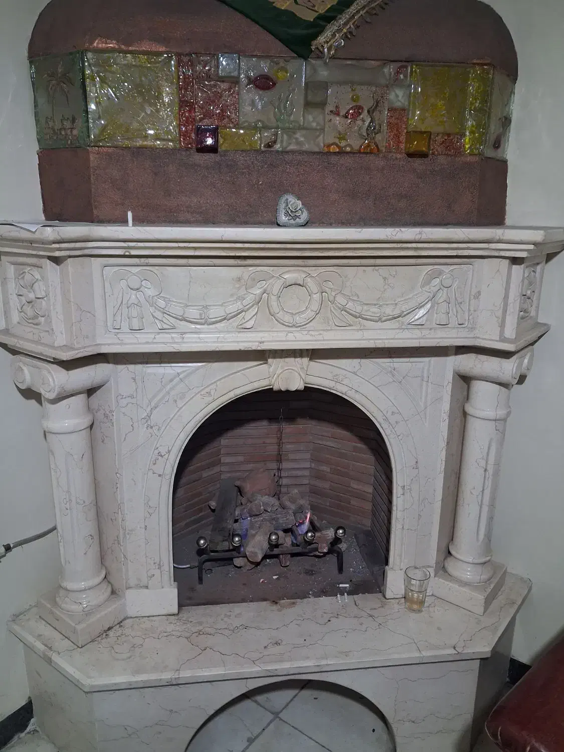 شومینه سنگی|بخاری، هیتر، شومینه|تهران, تهرانپارس غربی|دیوار