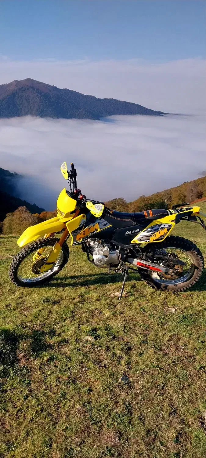 فلات طرح کی تی ام ۲۰۰ cc|موتورسیکلت|رستم‌آباد, |دیوار