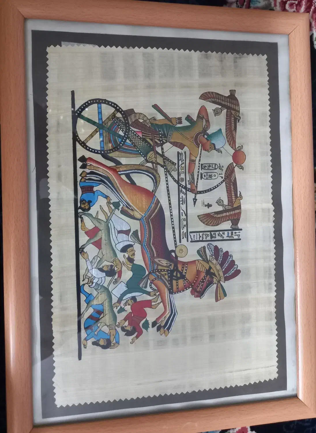 تابلوی پاپیروس اصل بامبوی مصر|تابلو، نقاشی، عکس|پردیس, فاز ۴|دیوار