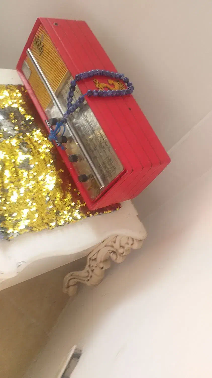 رادیو چوبی خیلی قدیمی|سیستم صوتی خانگی|همدان, |دیوار