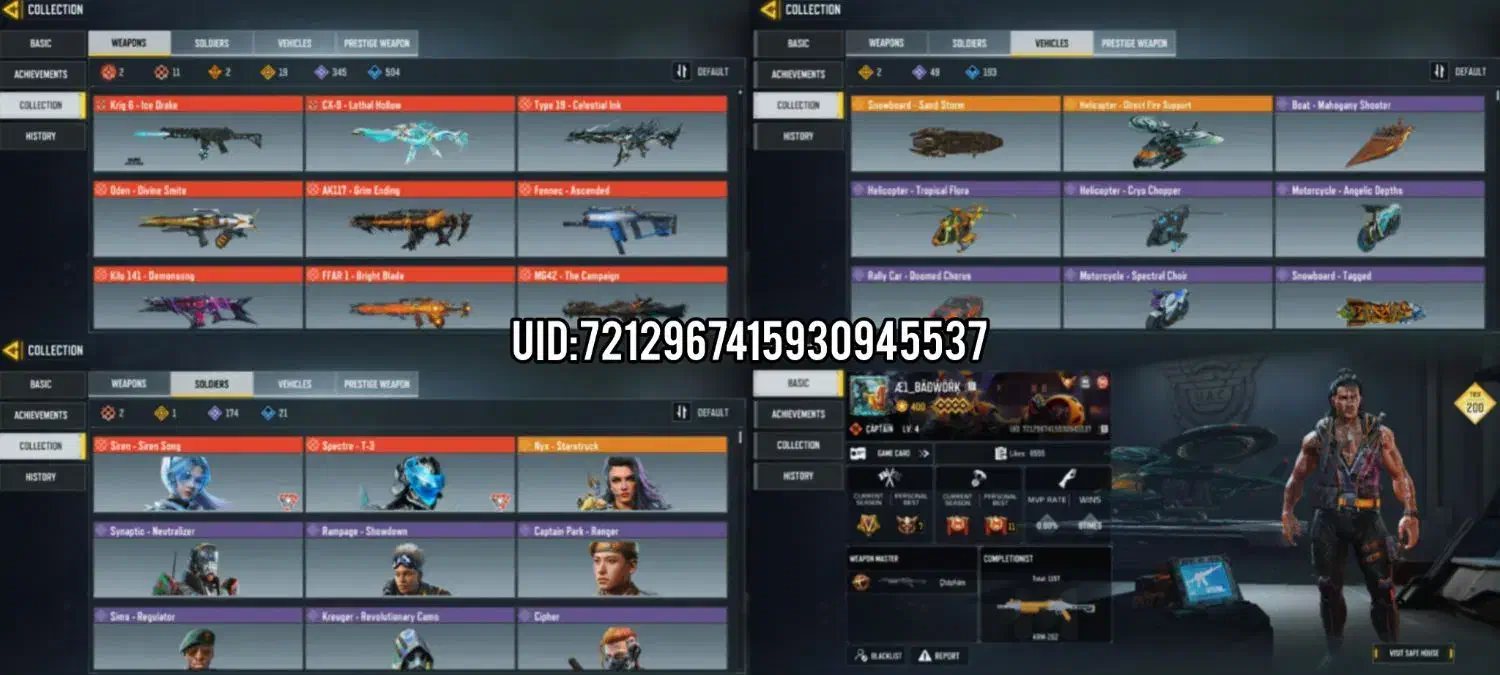 اکانت کالاف گاد|کنسول، بازی ویدئویی و آنلاین|تهران, تهرانپارس غربی|دیوار