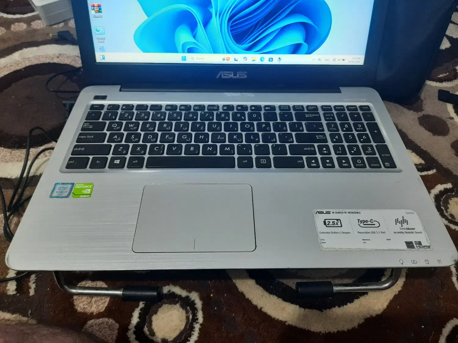 لپتاپ ایسوز گیمینگ|رایانه همراه|ساری, |دیوار