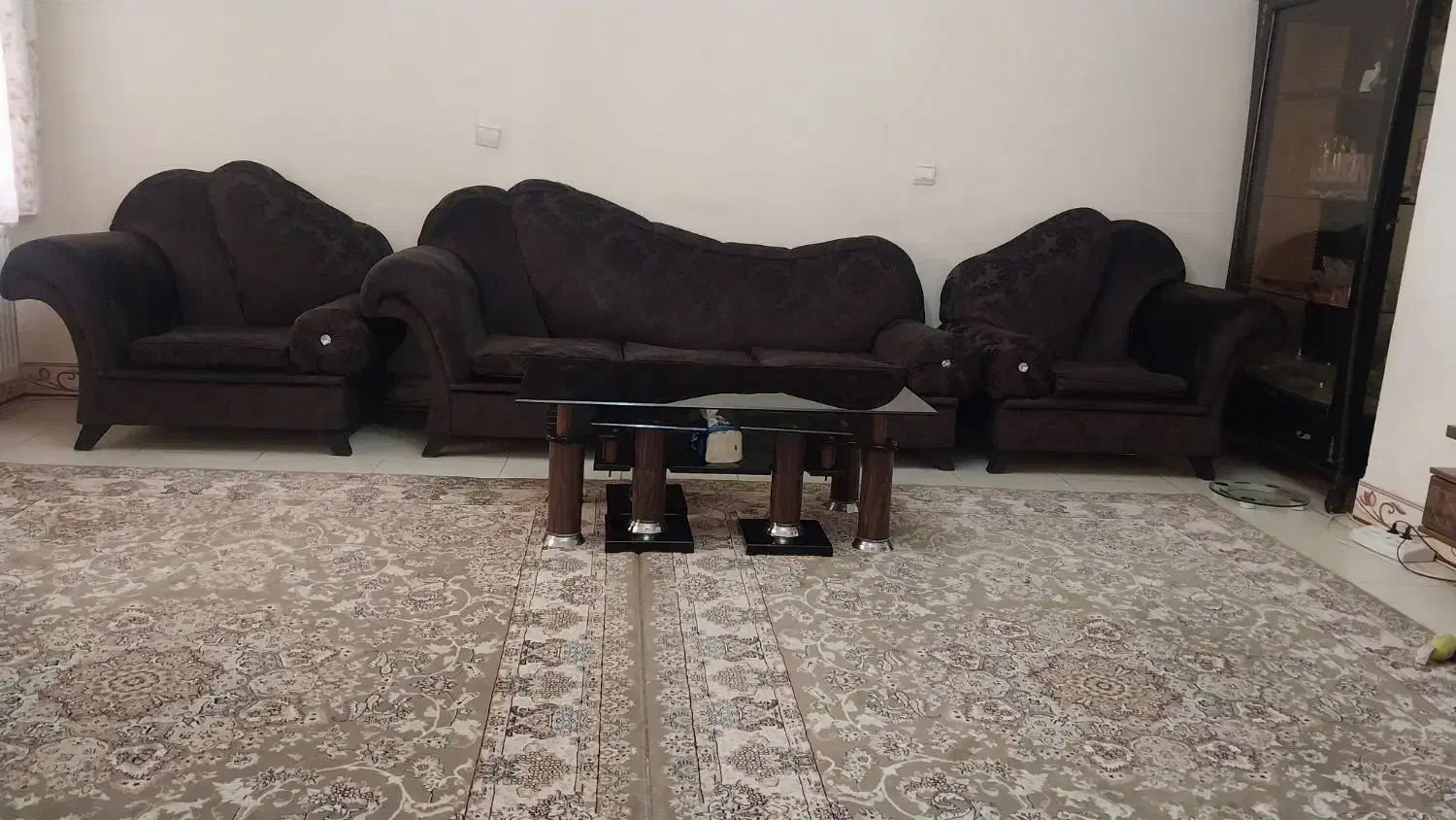 مبل ۷ نفره|مبلمان خانگی و میز عسلی|محمدیه-قزوین, |دیوار