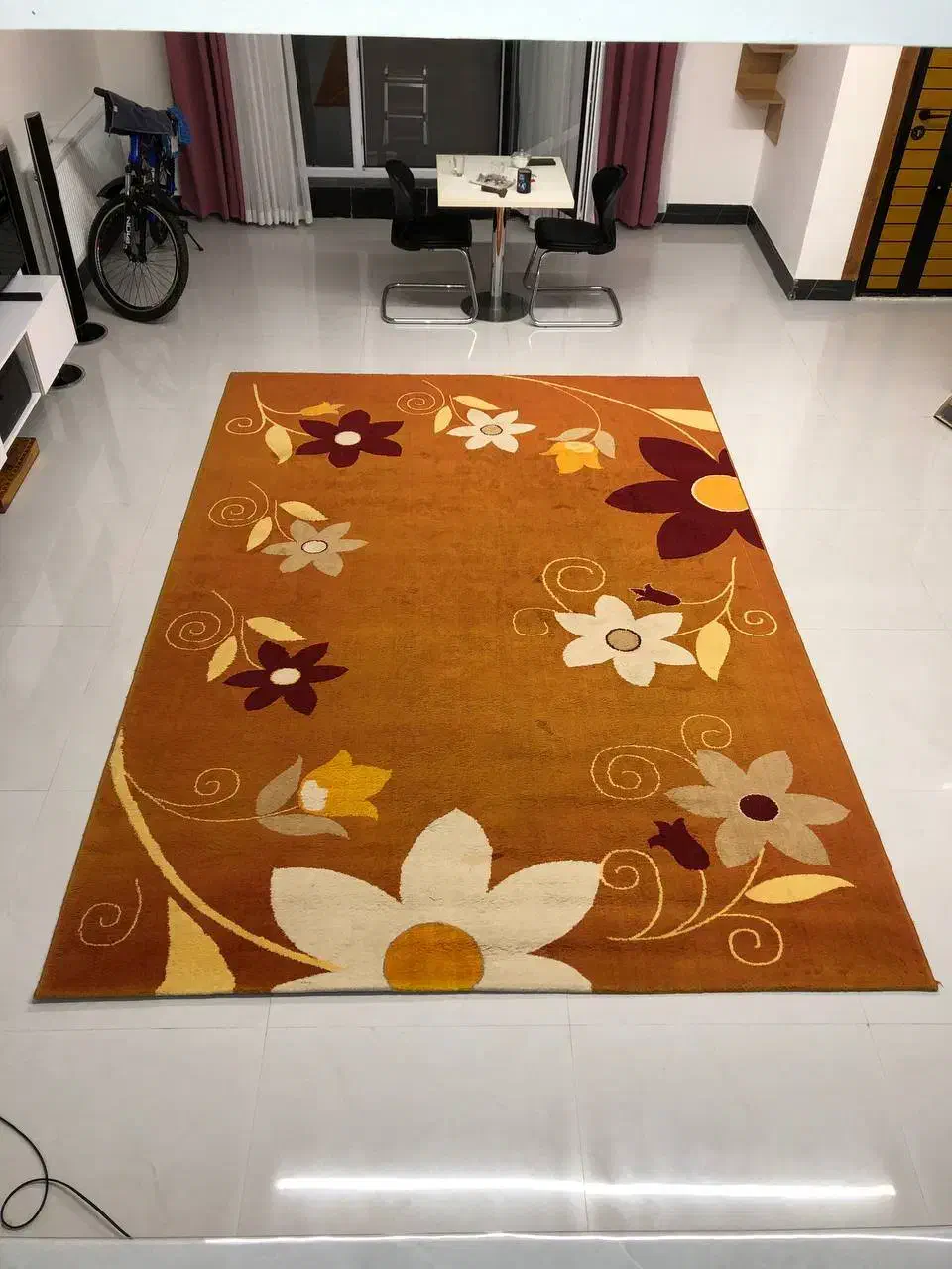 گلیم فرش ۹متری تمیز و سالم|فرش|آمل, |دیوار