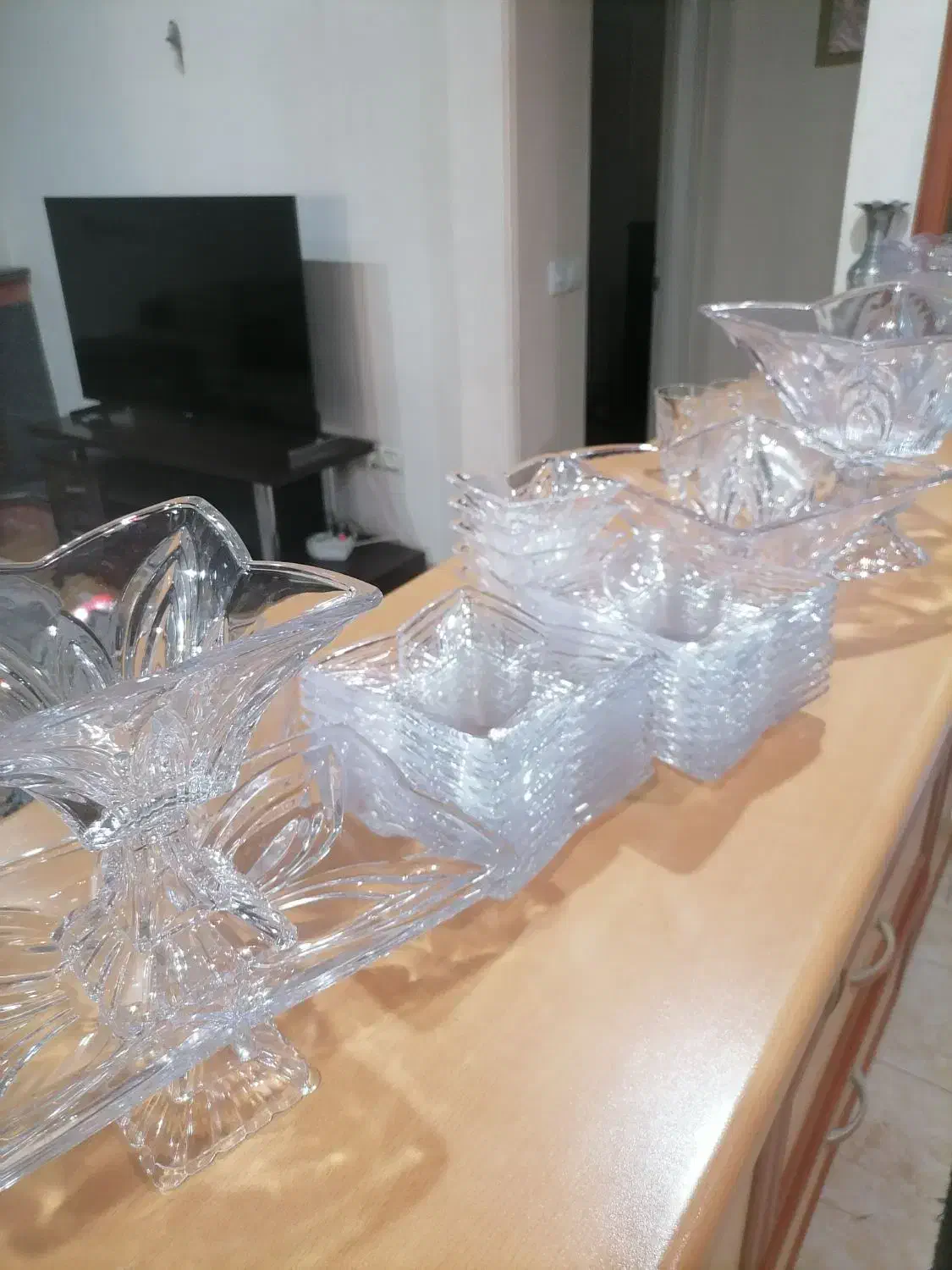 کریستال سوگا ژاپن|ظروف سرو و پذیرایی|مشکیندشت, |دیوار