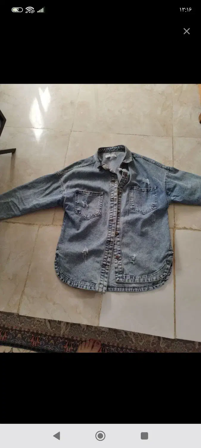 کت جین خوش رنگ و نو|لباس|اسلامآباد غرب, |دیوار