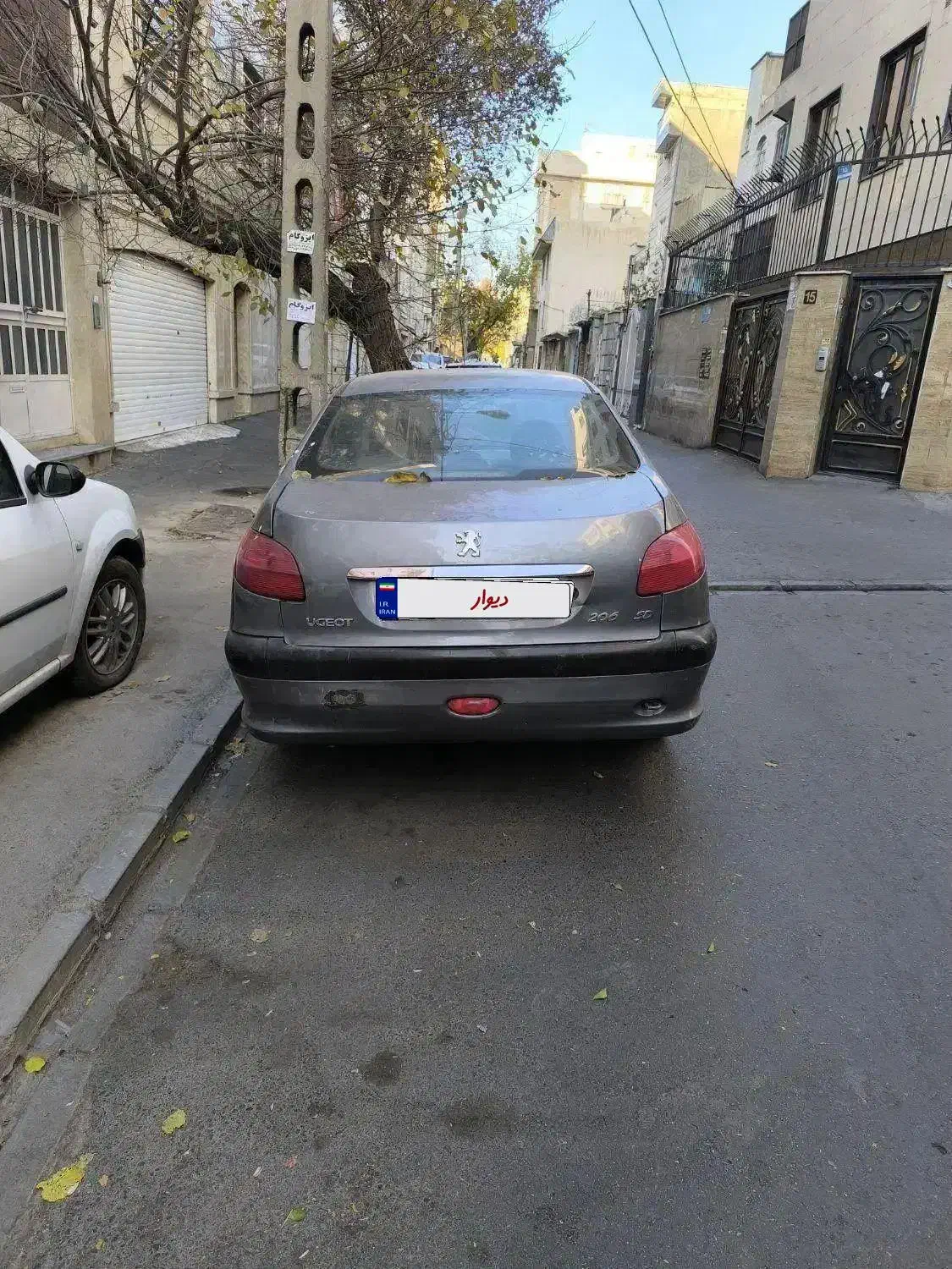 206 v20 sd مدل 86|خودرو سواری و وانت|ری, شهادت|دیوار