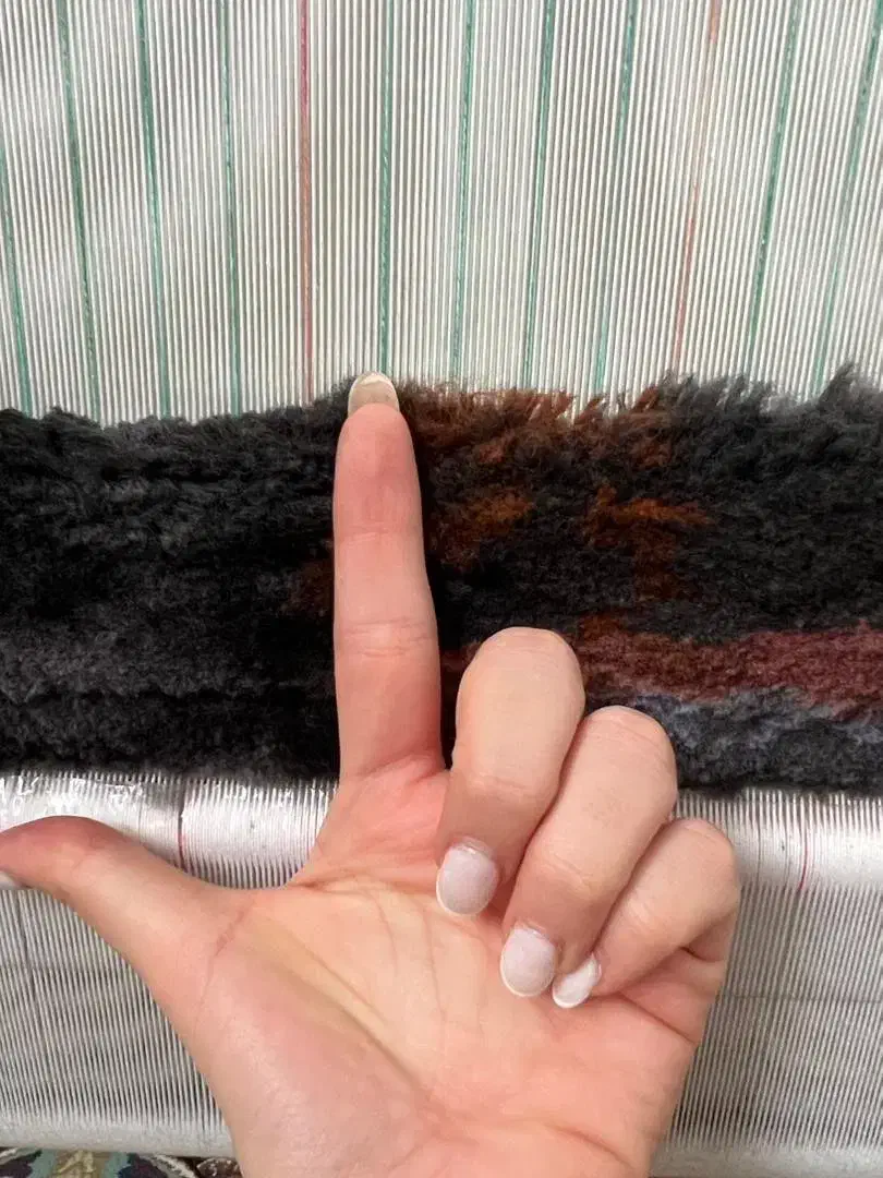 دار قالی نیمه بافته شده طرح دختر سرخ پوست +وسایل|تابلو فرش|تهران, کیانشهر|دیوار