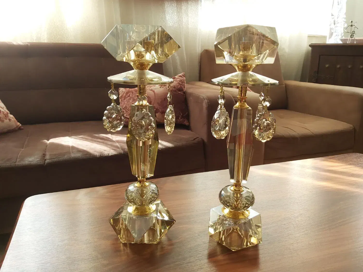 شمعدانی کریستال|لوستر و چراغ آویز|پردیس, فاز ۱|دیوار