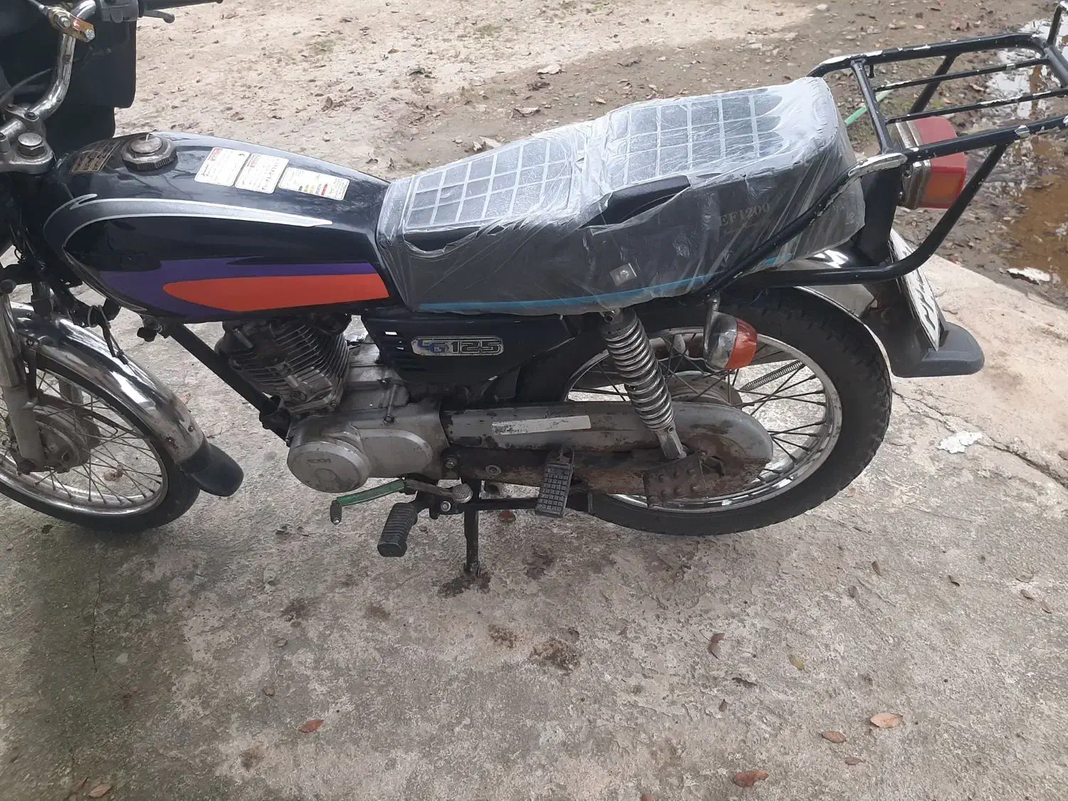 هندا ۱۲۵ مدل ۸۸ پلاک قدیم|موتورسیکلت|رشت, استقامت ۱|دیوار