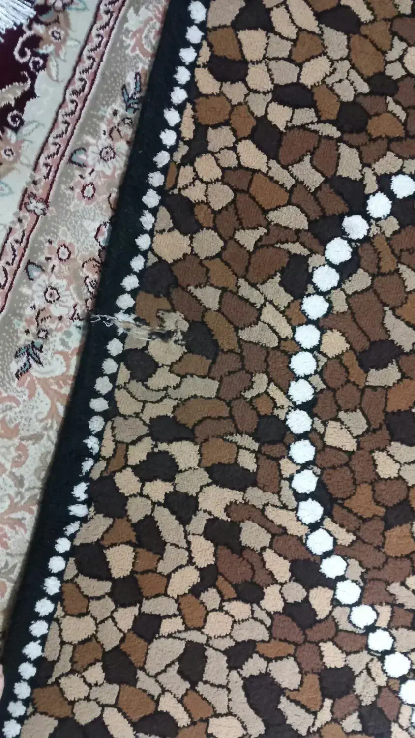 گلیم فرش طرح سنگی|گلیم، جاجیم، گبه|کرمانشاه, |دیوار