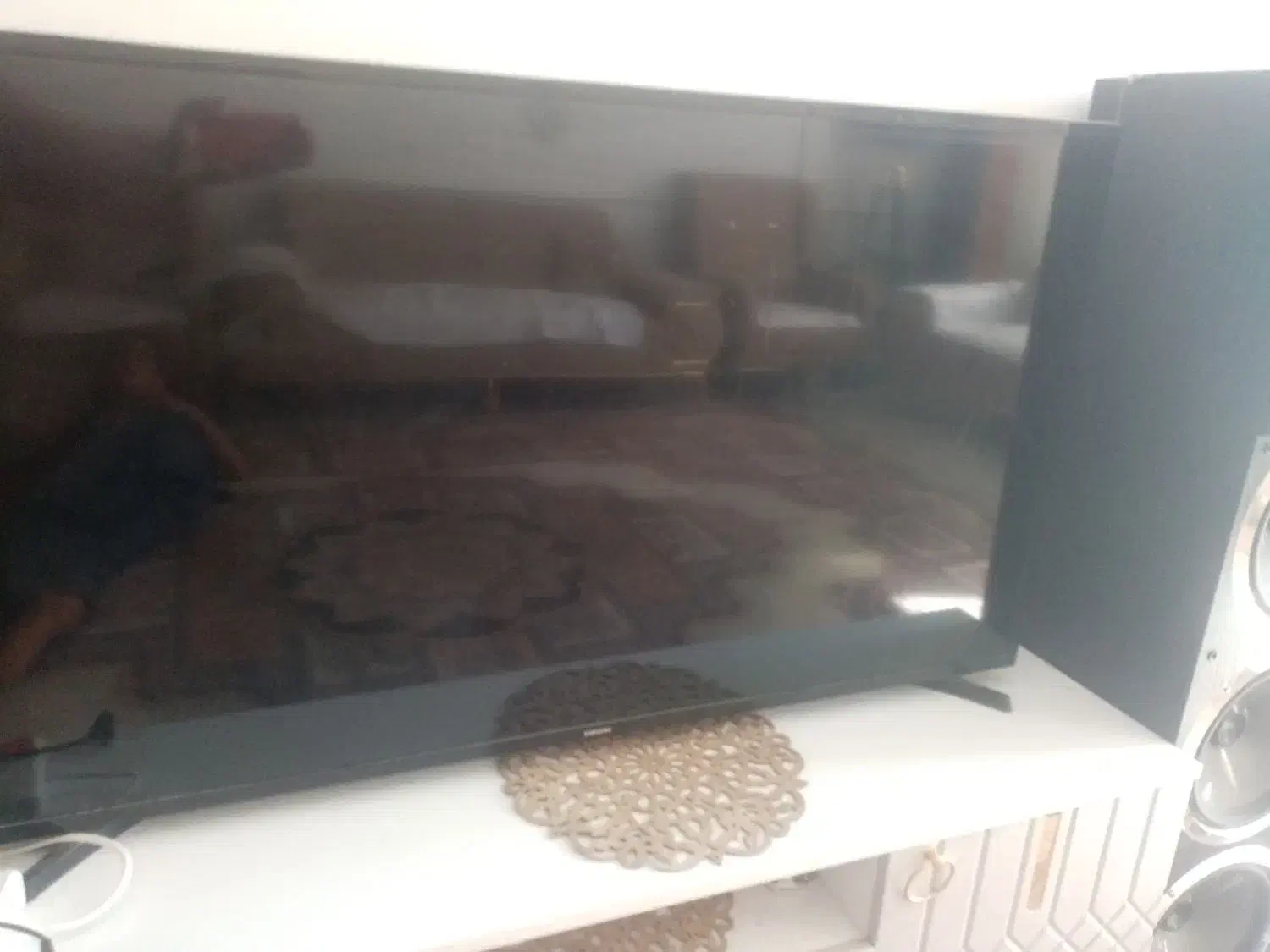 آل ای دی 49 اینچ سامسونگ شکسته|تلویزیون و پروژکتور|نیشابور, خط کاشمر|دیوار