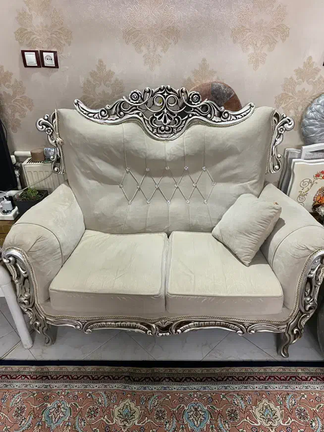 مبلمان ۷ نفره به همراه ناهار خوری ۶ نفره|مبلمان خانگی و میز عسلی|تهران, صادقیه|دیوار